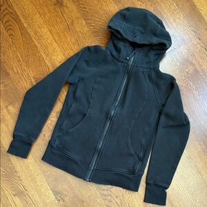 Lululemon black Zip-Up Hooded Sweatshirt
